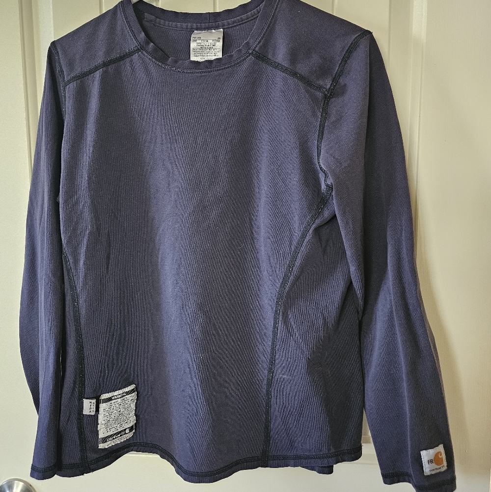 Carhartt FR Dark Blue Long Sleeve Top